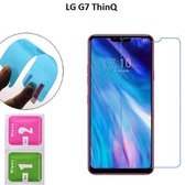 DrPhone LG G7 ThinQ Nano Explosion-proof Schermfolie Flexibele Anti-Shock 0.3mm Soft Glass Screenprotector - Nano