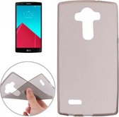 LG G3 TPU Case Ultra Dun Gel Hardplastic Hoesje Transparant Zwart