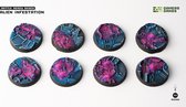 Alien Infestation Bases Pre-Painted (8x 32mm Round )