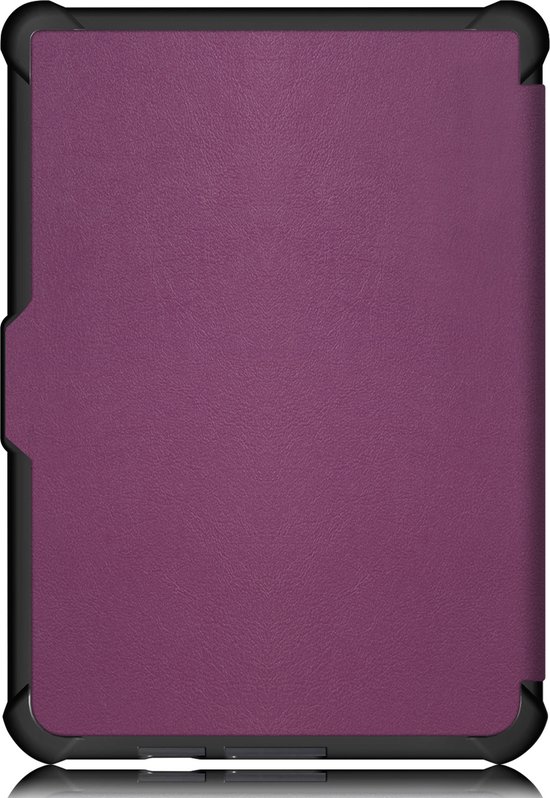 Hoesje Geschikt voor Kobo Clara HD Hoes Book Case - Hoes Geschikt voor Kobo Clara HD Hoesje Book Cover - Paars van Hoesje  — afbeelding 3