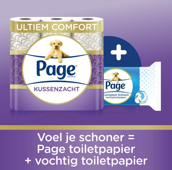 Papier toilette Page - 48 rouleaux - Papier toilette doux coussin (3 couches) - Pack économique