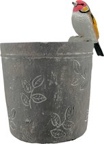 Pothanger Vogel Putter Inclusief Bloempot 13 x 12 cm
