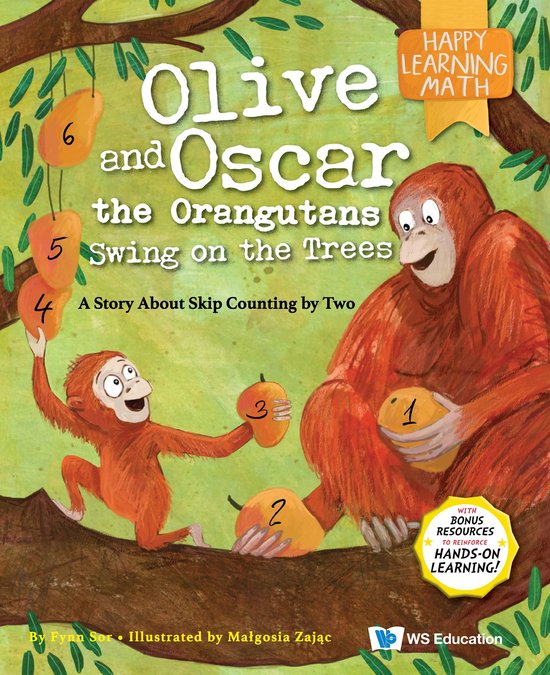 Happy Learning Math Series 5 - Olive and Oscar the Orangutans Swing on ...