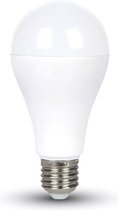 Led bollamp - E27 - 2700K - Warm wit - 18W=110W - 1700 Lumen - A65