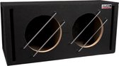 Dubbele box van 2x 30 Liter voor een 2x 25 cm Subwoofer