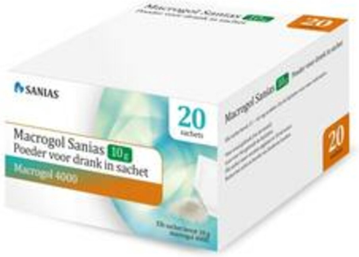 Goedkoopste Sanias Marcogol Poeder 10g - 1 x 20 sachets