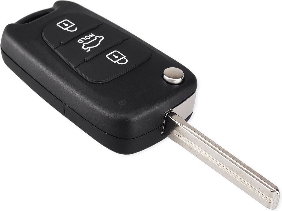 Autosleutelbehuizing - sleutelbehuizing auto - sleutel - Autosleutel / Geschikt voor: Hyundai / Kia 3 knops