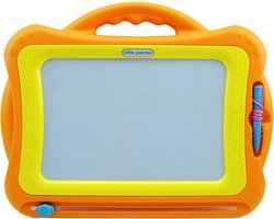 foto van Eco Toys Oranje Magnetisch XL Tekenbord HC336792