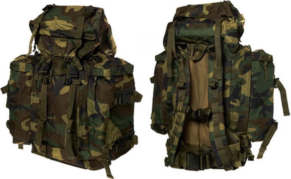 Fostex Commando rugzak woodland camo | bol.com
