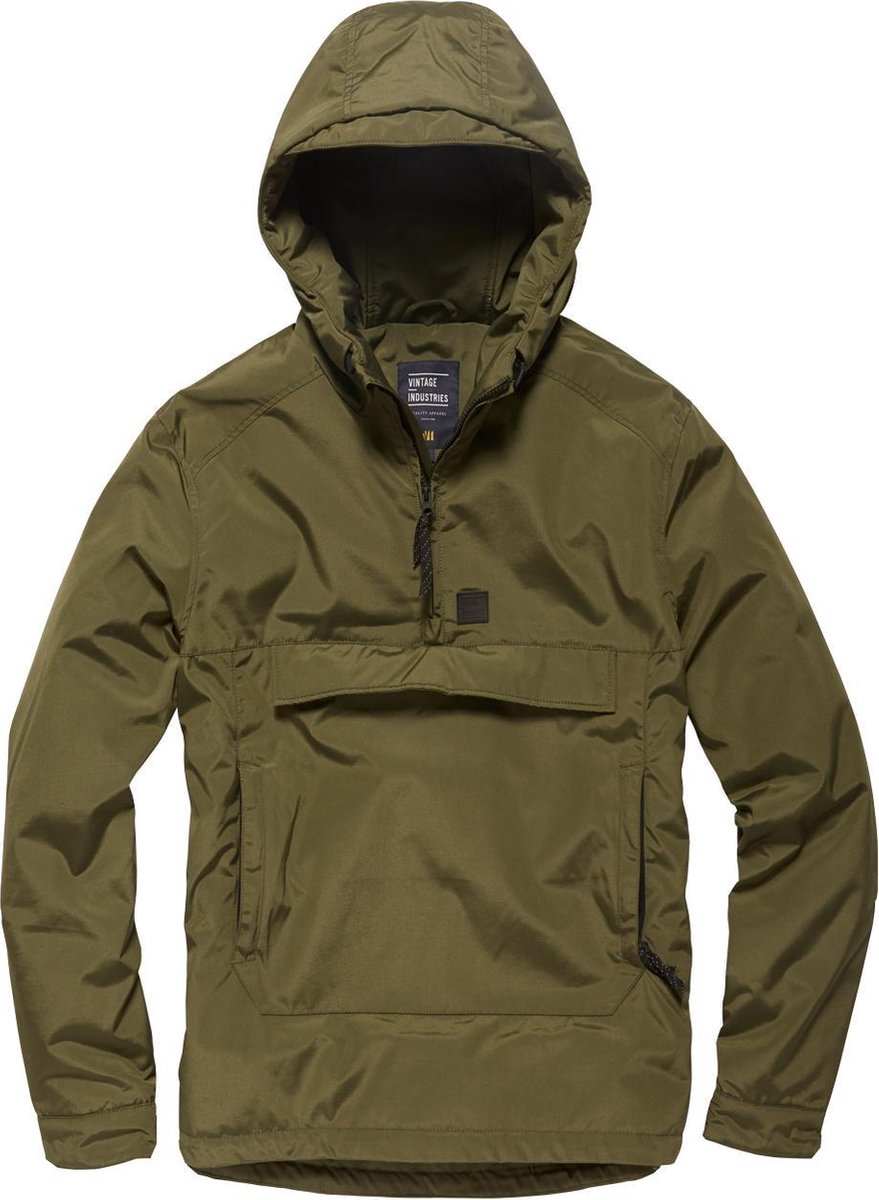 Vintage Industries Hopwood Winter Anorak Olijf