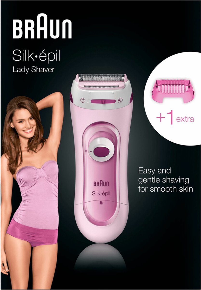 Braun LS5100 Silk-épil Lady Shaver Roze