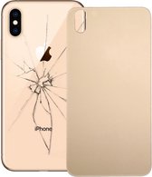 Glas batterij achterkant voor iPhone X (goud)