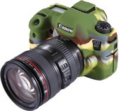 PULUZ zachte siliconen beschermhoes voor Canon EOS 6D (camouflage)