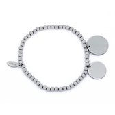 Bracelet ball beads large disc pendants