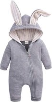 Konijn onesie romper baby-Geen-10-12 maanden
