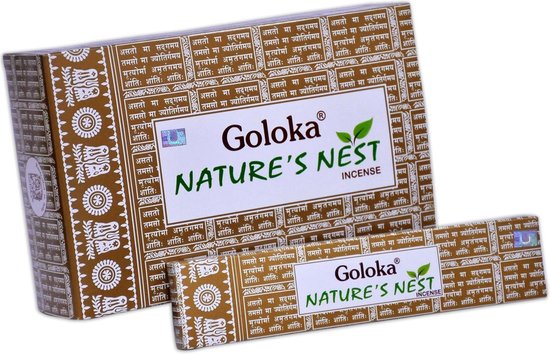 Goloka wierook - Nature's nest - 180 stokjes