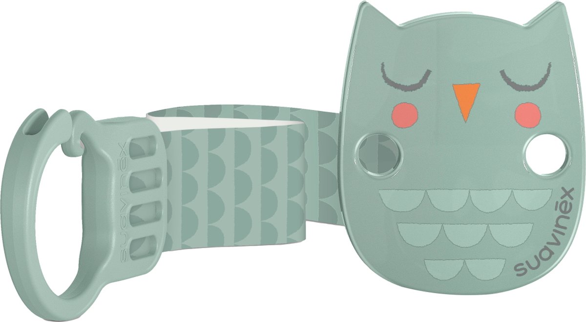 Goedkoopste Suavinex Bonhomia Owl Green Speenkoord met Clip SXSBW0079761