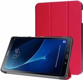 Tablet Hoes geschikt voor Samsung Galaxy Tab A 10.1 (2016/2018) Tri-Fold Book Case Rood