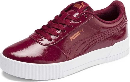 Puma Carina P lak rood sneakers dames (370912-03) Puma Carina P lak rood sneakers dames (370912-03)