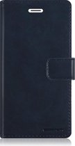 Hoesje geschikt voor Samsung Galaxy A70 - blue moon diary wallet case - donker blauw