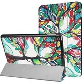iPad 9.7 - Tri-Fold Book Case - Gekleurde Boom