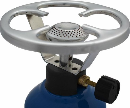 Camping - kookpit/kookstel - met gasbrander - blauw - 670 gram van Campingaz — afbeelding 3