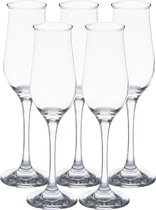 Pasabahce Prosecco/Champagneglazen - glas - set 36x stuks - 190 ml