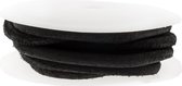 DQ Leer Vintage (5 mm) Black (2.5 Meter)