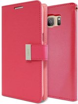Samsung Galaxy S7 Edge Rich Diary Wallet Case Magenta