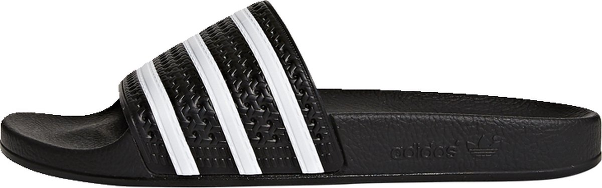 aankleden Koning Lear zich zorgen maken adidas Originals Adilette Badslippers - Unisex - Zwart - 44 1/2 | bol.com