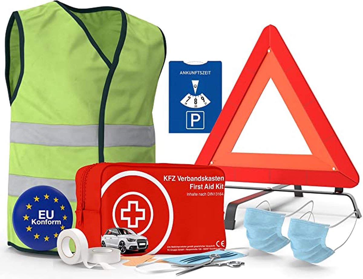 Kit d'urgence pour voiture routière avec câbles de démarrage, kits  d'assistance côté route, kit de voiture d'hiver essentiel pour homme et  femme, avec