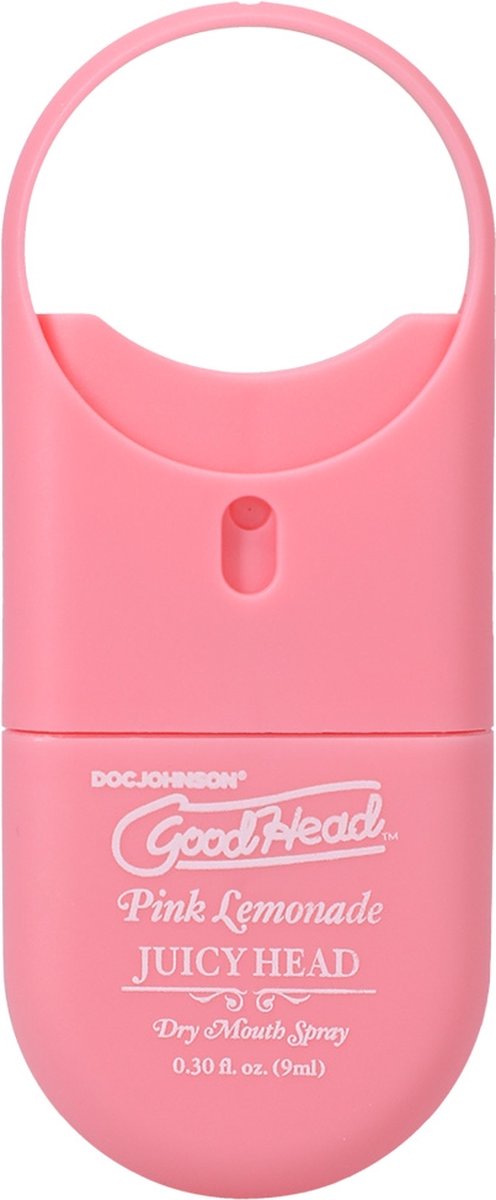 Doc Johnson - Juicy Head - Dry Mouth Spray To-Go - Lemonade - 0.3 fl oz / 9 ml