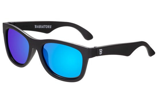 Babiators - UV-zonnebril voor kinderen - Navigator - Gepolariseerd - Jet Black - maat Onesize (6+yrs)