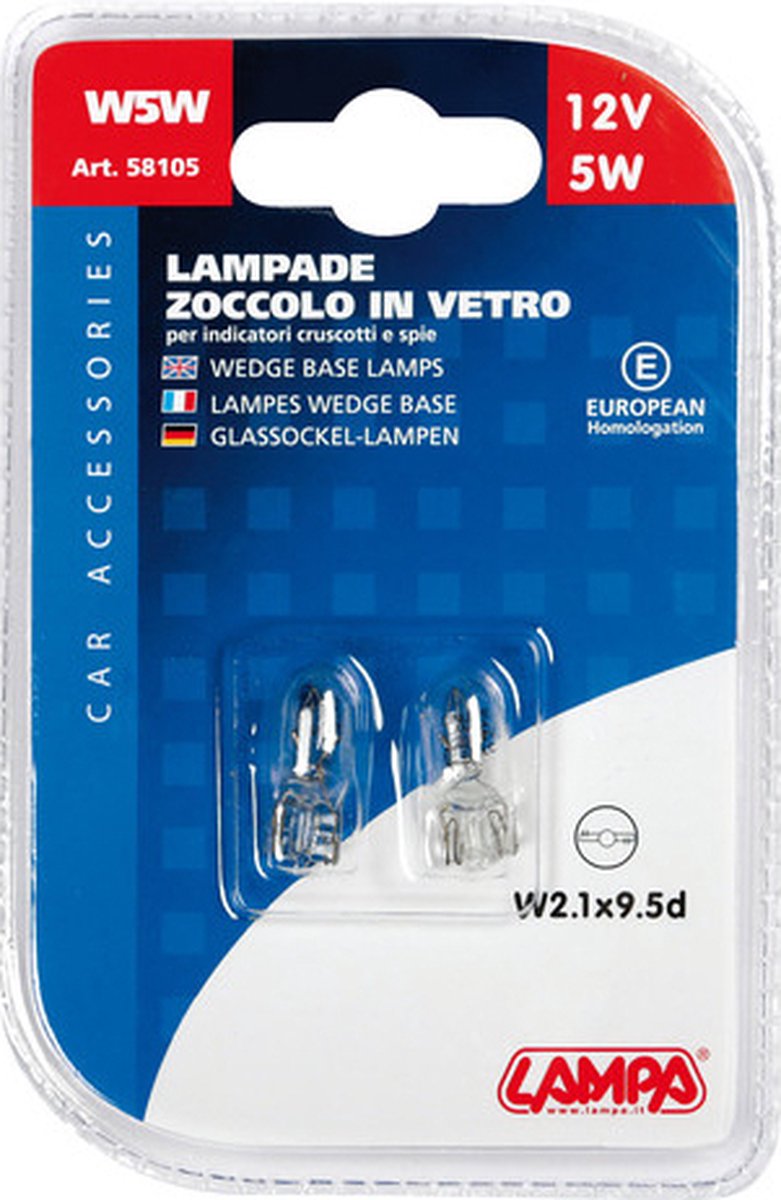 T10 W5W lamp 12V 5W