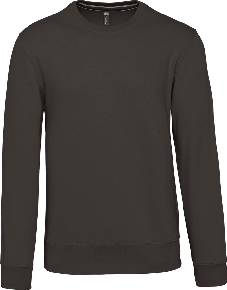 Unisex sweater met ronde hals Kariban Donkergrijs