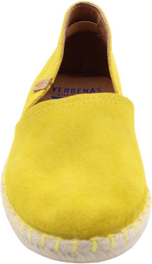 Verbenas Espadrilles LATO Femme - Daim Noir, 100% Fabriquées En Espagne, Confort & Élégance