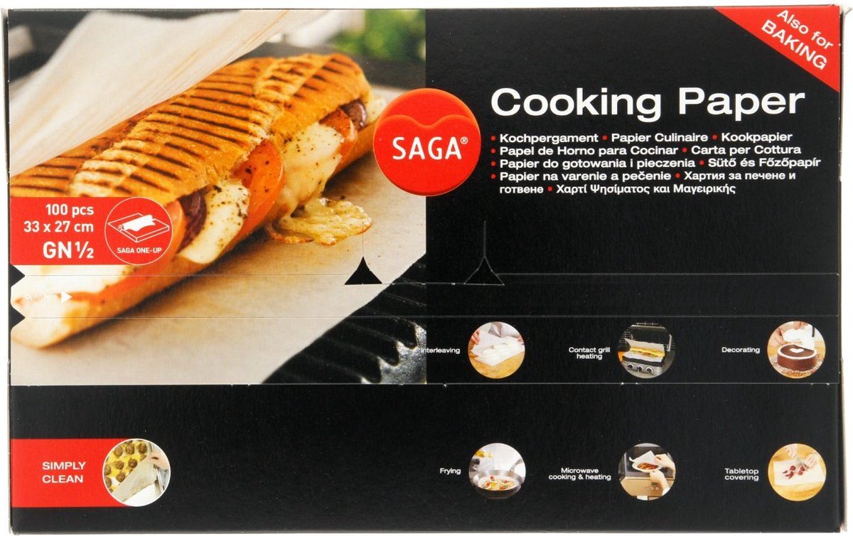 Papier cuisson Saga