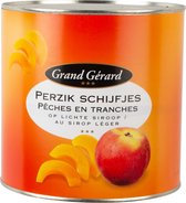 Grand Gérard Perzikschijven op liche siroop - Blik 2,65 kilo
