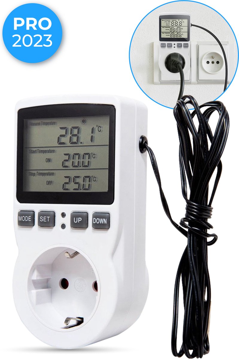 Nuvance - Vloerverwarming temperatuurregelaar - Pump Switch -  Temperatuurregelaar voor... | bol.com