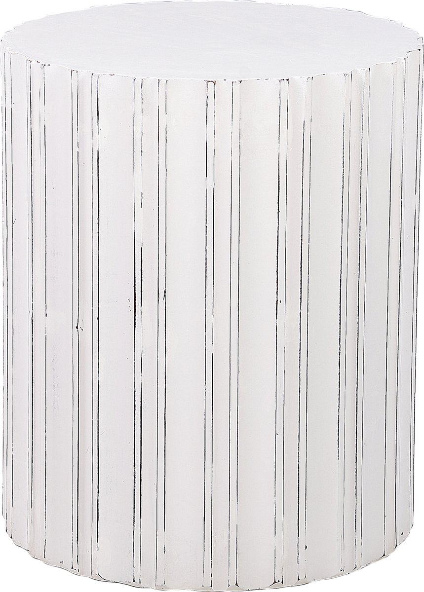DEULI - Bijzettafel - Wit - MDF