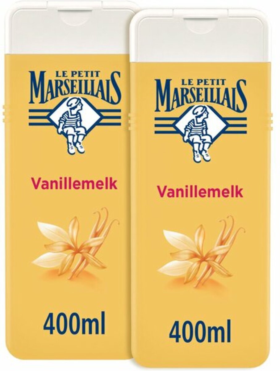 6x Le Petit Marseillais Douchecrème Vanilla Milk 2x400 ml