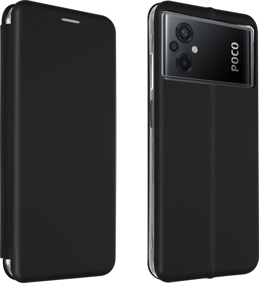 Cover geschikt voor Xiaomi Poco M5 Videostand Camera Uitsparing zwart