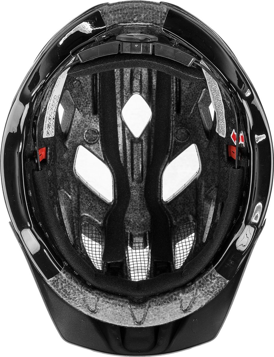 uvex Active Fietshelm Black Shiny - Unisex - maat 52-57 – foto 5