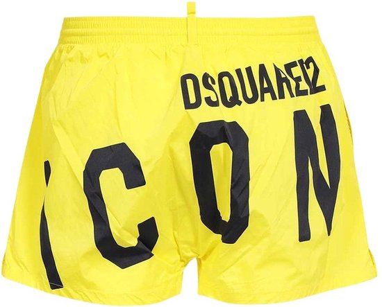 Dsquared2 Costume da Bagno Boxer con Logo Effetto Spray uomo