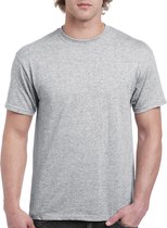 T-shirt met ronde hals 'Ultra Cotton' Gildan Sportgrijs - M