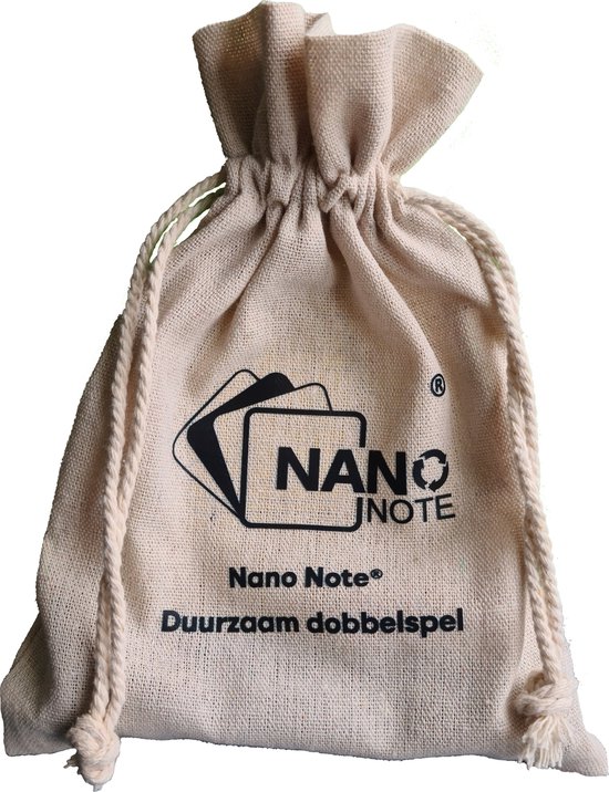Nano Note - Duurzame Yahtzee set - Uitwisbare scorekaarten - Oneindig te gebruiken - Volledige set - Duurzaam dobbelspel - Herbruikbaar spel - Reisspel op vakantie - Nano Note