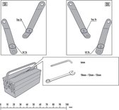 GIVI Peugeot Tweet 50/125/150 8100A Kit Peugeot Tweet 50/125/150 - Noir