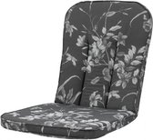 Coussin de chaise de jardin Madison Metalline 100x48 Rose gris