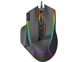 T-Dagger Gaming Muis Vale – Game Muis – 16000 DPI – Ergonomisch – RGB – Zwart