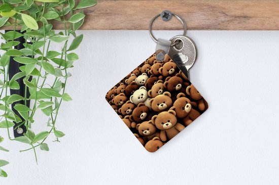 We Bare Bears - IJzeren Beren - Panda / Bruine beer / Witte beer - sleutelhanger - 4cm